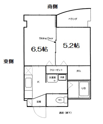 カメリア木野の間取り