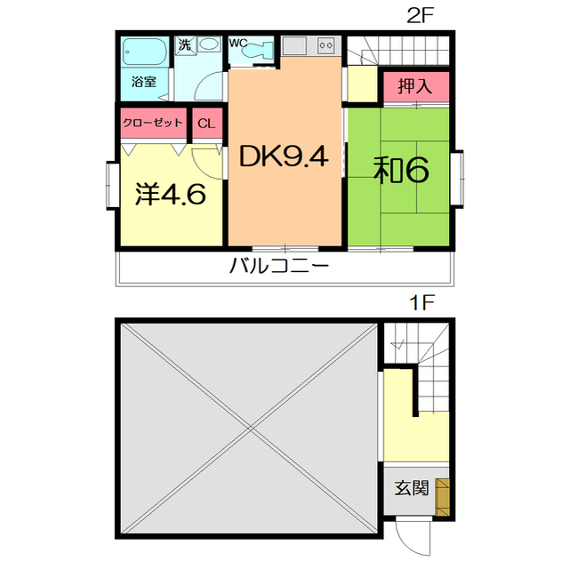 埼玉県さいたま市北区吉野町１（一戸建）の賃貸物件の間取り