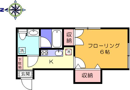 カドリールハウスの間取り