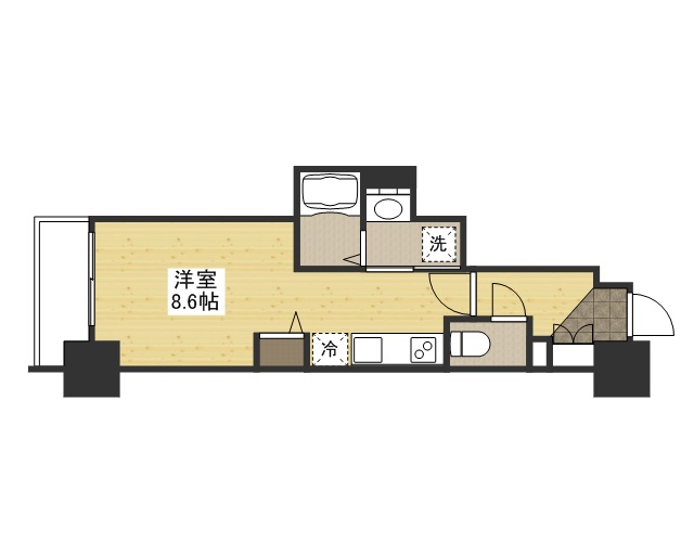 月光呉本通2丁目の間取り