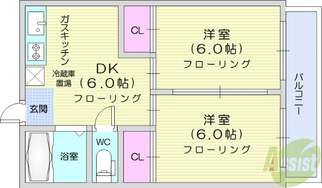 ロッキーハイツの間取り