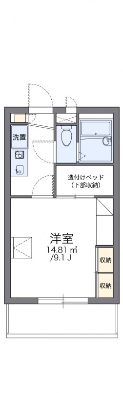 レオパレスレグルスの間取り