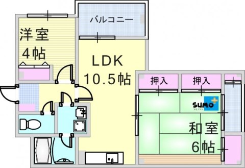 KANJU大久保ビルの間取り