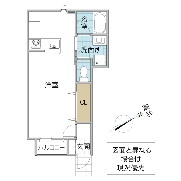 レーガベーネ小松 A棟の間取り