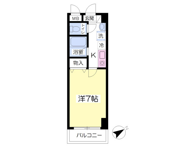 ラポールカメヤの間取り