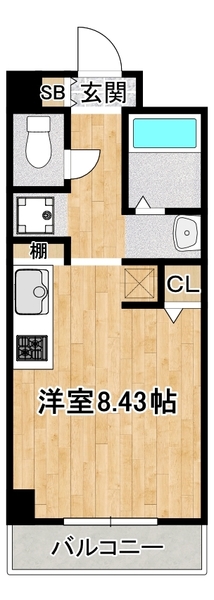 セレブコート新北野の間取り