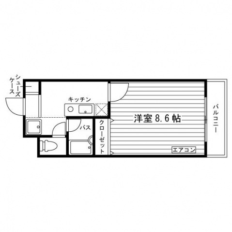 サンライズ大沢川原の間取り