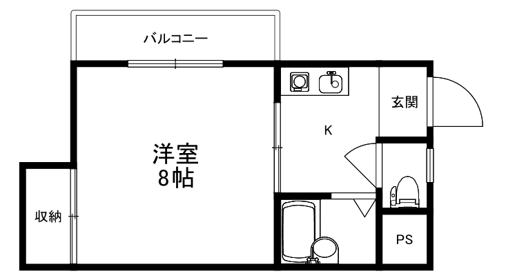 マンション一里塚の間取り