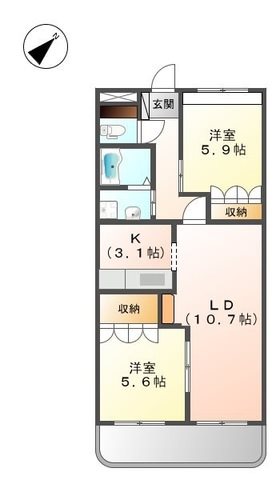 コアやすのIIの間取り