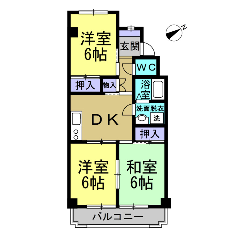 Maison Sakaeの間取り