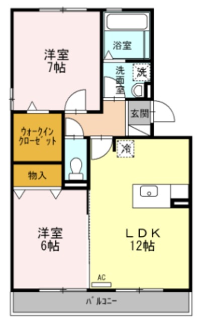 田方郡函南町間宮のアパートの間取り