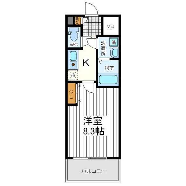 トラスト王子町の間取り