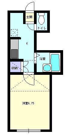 レオパレス川元開和町第二の間取り