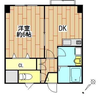 千葉市花見川区花園のマンションの間取り