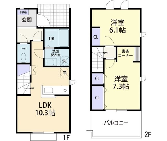 Faliate B (フォーリット)の間取り