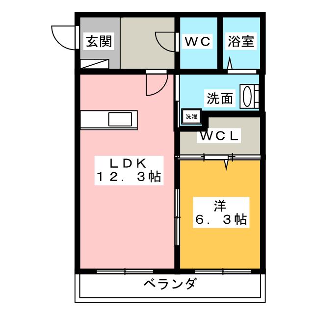 スカイハートの間取り