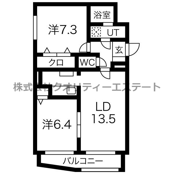 【さくら館南円山の間取り】