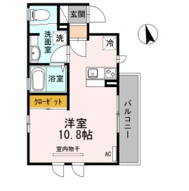 神戸市兵庫区南逆瀬川町のマンションの間取り