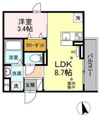 Ｒａｄｉｕｓ Ｖの間取り