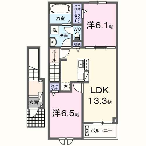 ＣＡＳＡ　空　～カーサ　ソラ～の間取り