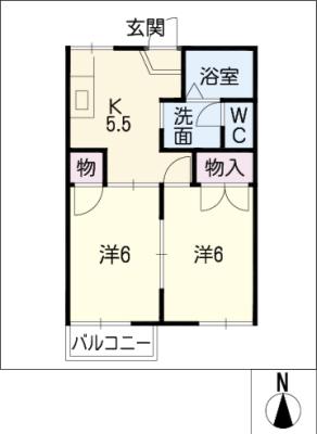 フォレスト鳴丘の間取り