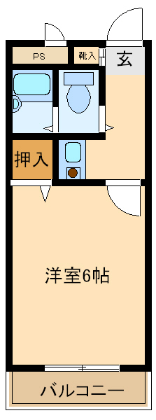 シティホームズ中山の間取り