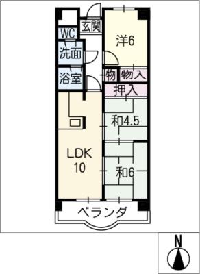 メゾンエイワの間取り