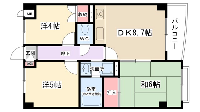 アネックス相模台の間取り