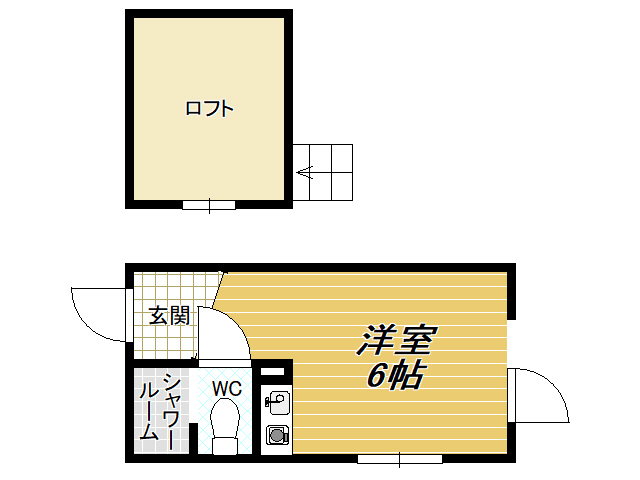 藤井寺市沢田のマンションの間取り