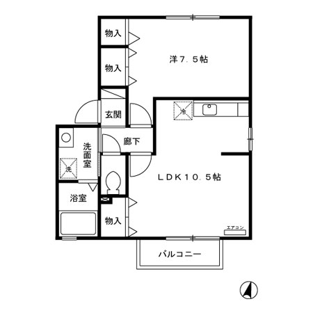 ステラ　IIの間取り