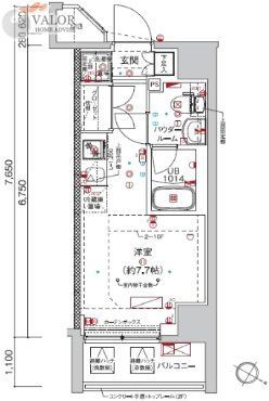 横浜市南区真金町のマンションの間取り