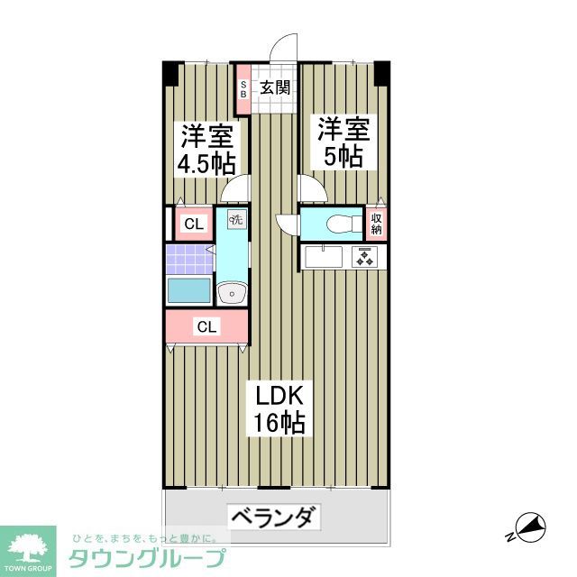 ヒルトップ港南台の間取り