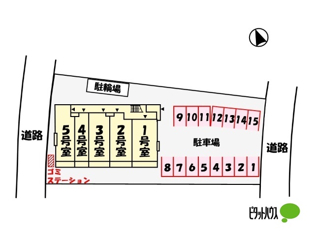 【近江八幡市鷹飼町北のアパートのその他共有部分】