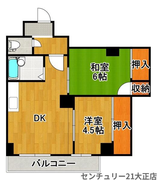 アメニティ千島の間取り