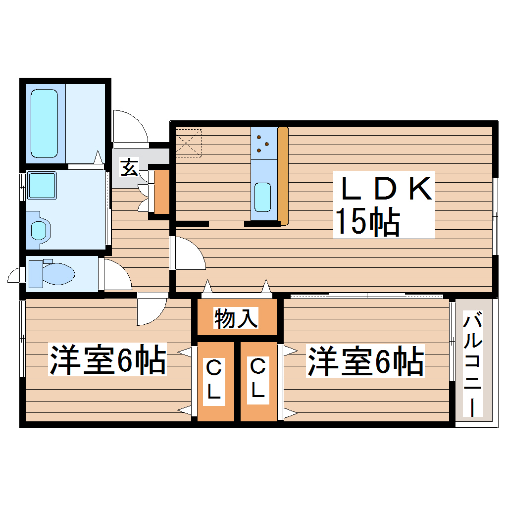 グリーンエイトの間取り