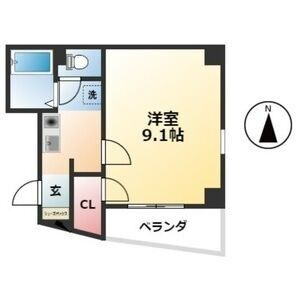 名古屋市西区上名古屋のマンションの間取り