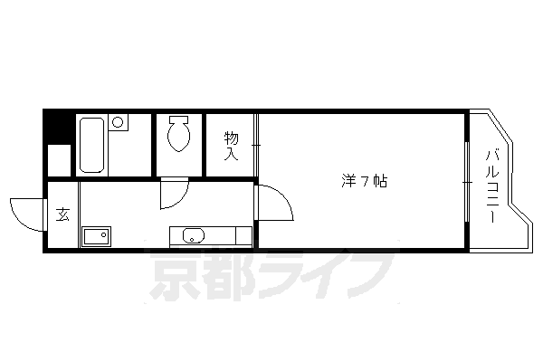 エトワール深草の間取り