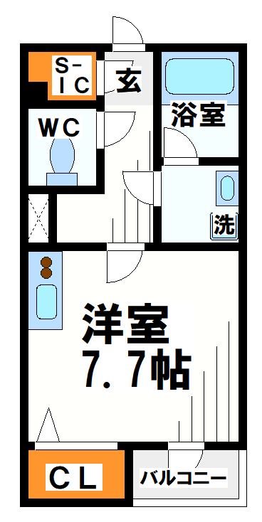 【調布市東つつじケ丘のマンションの間取り】