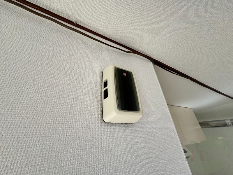 セキュリティ　来客時にはこちらのチャイムが鳴りますよ。