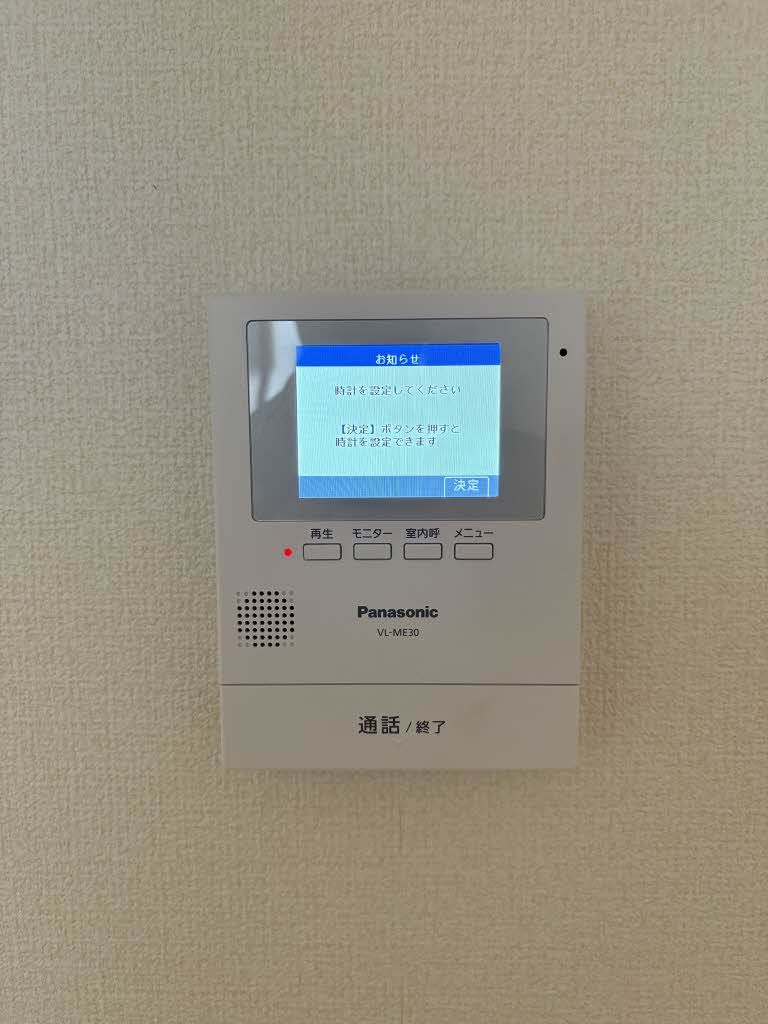 セキュリティ　モニタ付きドアホン