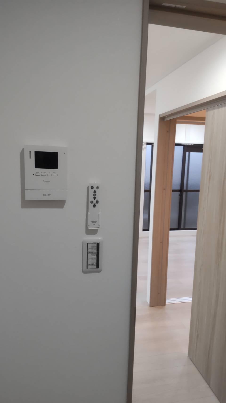 セキュリティ　モニター付きインターフォンで安心・安全な生活を。