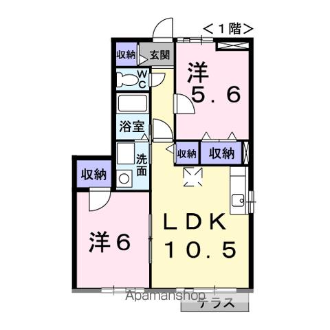 エレガントヴィラ1号館の間取り写真