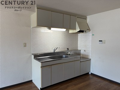 キッチン　ガスコンロ設置可能なキッチン！