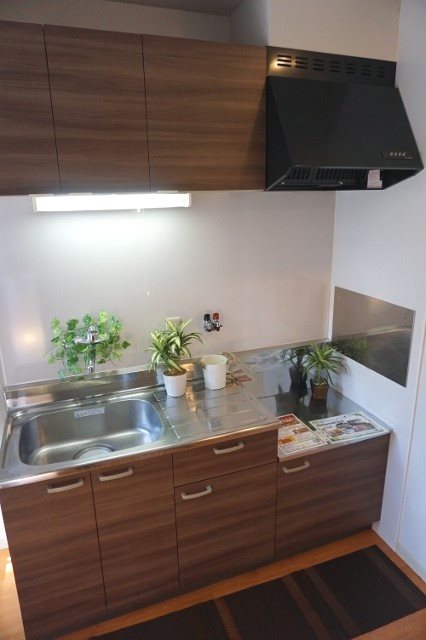 キッチン　２口コンロ設置可能な広いキッチン☆