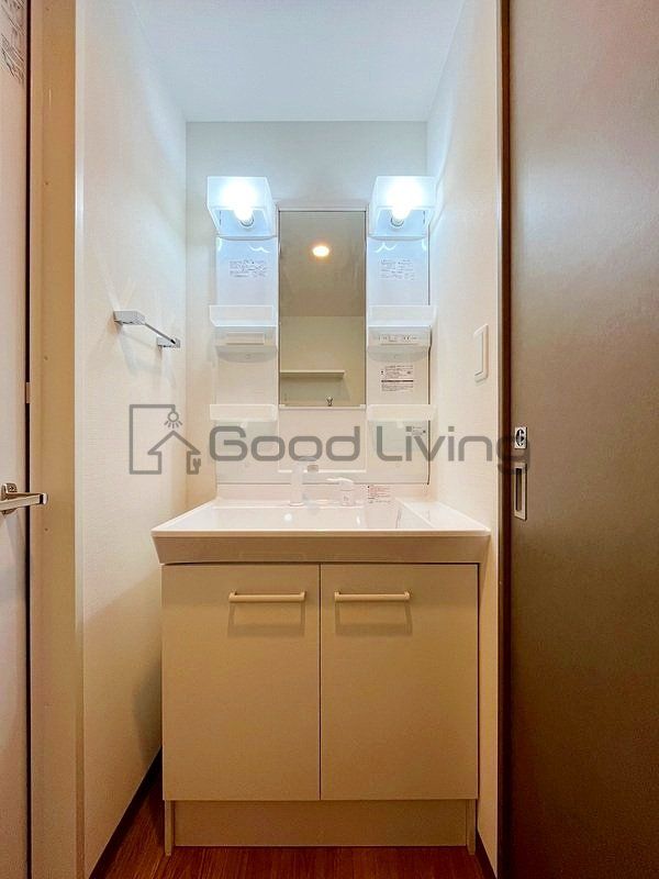 洗面設備　身だしなみもバッチリ