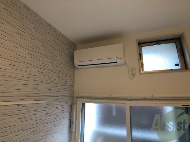 その他設備　エアコンが設置してありますので、寒暖対策もばっちり。