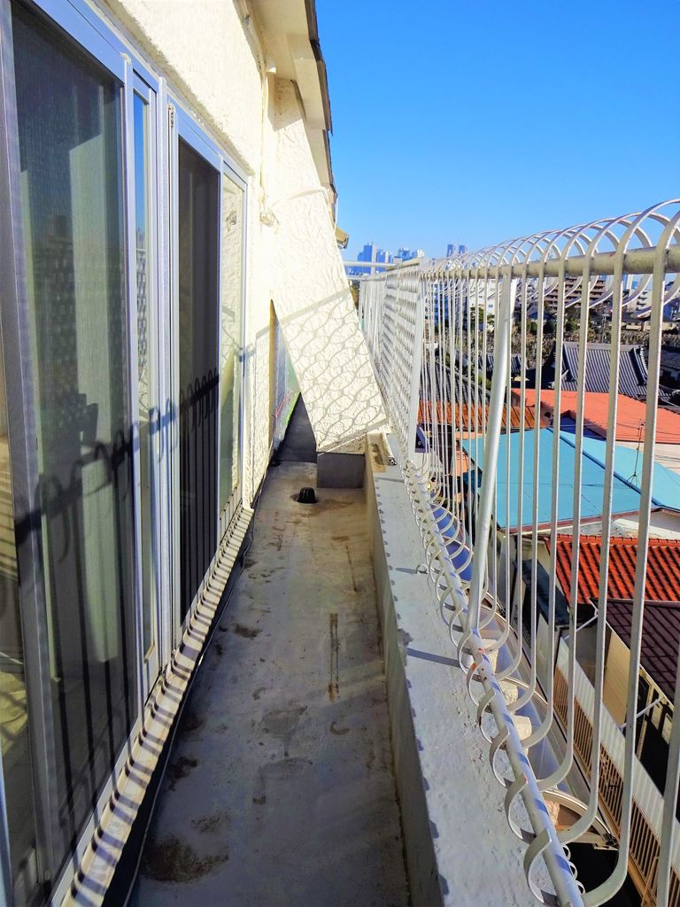 バルコニー　庭