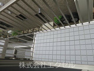 バルコニー　南面バルコニーで洗濯物もすぐに乾きそうですね。