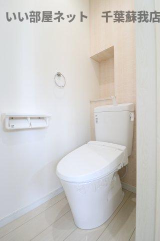 トイレ　ゆったりとした空間のトイレです