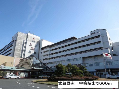 病院　武蔵野赤十字病院（病院）まで634m